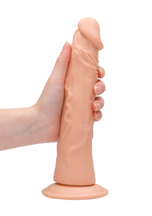 Телесный фаллоимитатор Realistic Dildo - 24 см. - 2