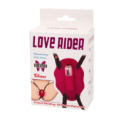 Нежный вибростимулятор для клитора Love Rider на ремешках - 4
