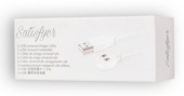 Белый магнитный кабель для зарядки Saisfyer USB Charging Cable - 3