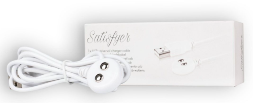 Белый магнитный кабель для зарядки Saisfyer USB Charging Cable - 2
