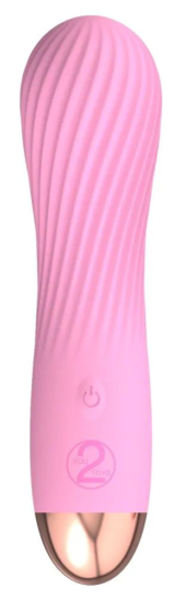 Розовый мини-вибратор Cuties 2.0 - 12,5 см. - 0