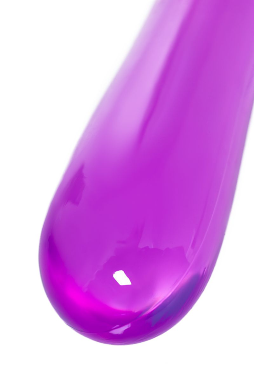 Фиолетовый двусторонний фаллоимитатор Tanza - 27,5 см. - 8