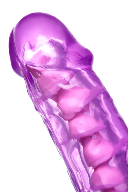 Фиолетовый реалистичный фаллоимитатор Celiam - 20,5 см. - 11