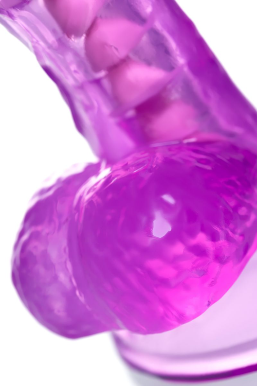 Фиолетовый реалистичный фаллоимитатор Celiam - 20,5 см. - 12