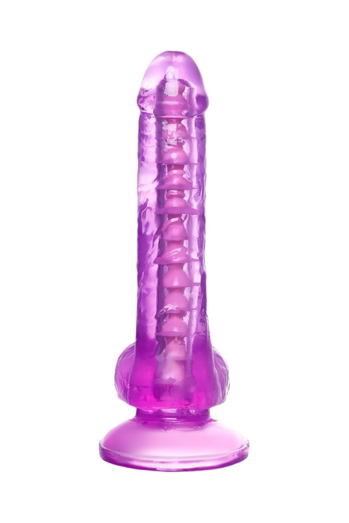 Фиолетовый реалистичный фаллоимитатор Celiam - 20,5 см. - 3