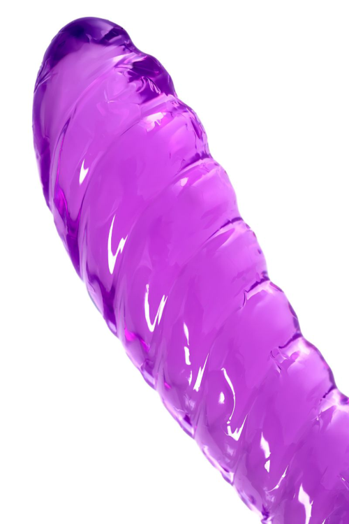 Фиолетовый двусторонний фаллоимитатор Frica - 23 см. - 8