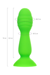 Зеленая анальная втулка Terg - 10 см. - 7