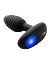 Черный интерактивный вибратор OhMiBod Lumen for Kiiroo с подсветкой - 10,2 см. - 5