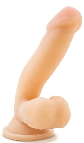 Телесный фаллоимитатор на присоске 6.5 Sensa Feel Dildo - 17,78 см. - 1