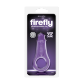 Фиолетовое эрекционное кольцо Firefly Couples Ring - 1