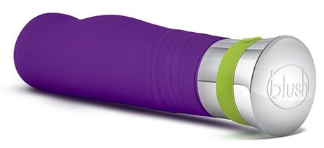 Фиолетовый вибромассажер LUCENT - 17,2 см. - 1