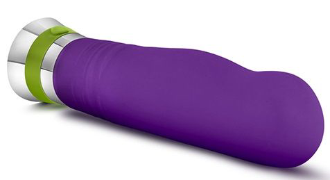 Фиолетовый вибромассажер LUCENT - 17,2 см. - 2