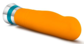 Оранжевый вибромассажер LUCENT - 17,2 см. - 2