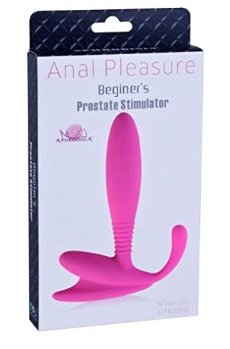 Розовый стимулятор простаты Beginner P-Spot Massager - 12 см. - 1
