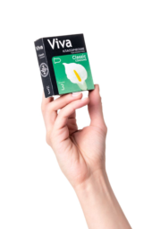 Классические гладкие презервативы VIVA Classic - 3 шт. - 6