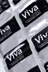 Цветные презервативы VIVA Color Aroma с ароматом клубники - 3 шт. - 9