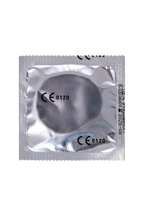 Цветные презервативы VIVA Color Aroma с ароматом клубники - 3 шт. - 4