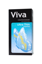Ультратонкие презервативы VIVA Ultra Thin - 12 шт. - 1