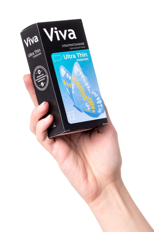 Ультратонкие презервативы VIVA Ultra Thin - 12 шт. - 6