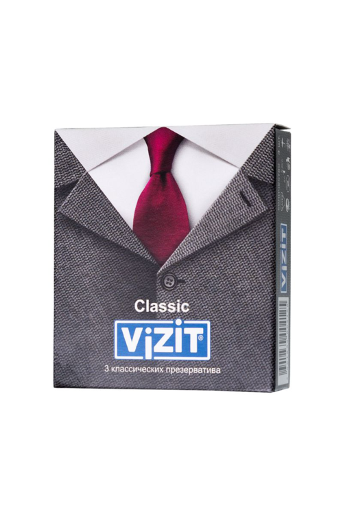 Классические презервативы VIZIT Classic - 3 шт. - 1