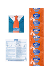 Презервативы VIZIT Large увеличенного размера - 3 шт. - 6
