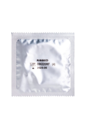 Ребристые презервативы VIZIT Ribbed - 3 шт. - 4