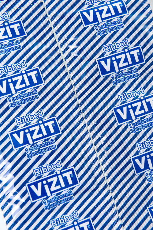Ребристые презервативы VIZIT Ribbed - 3 шт. - 9