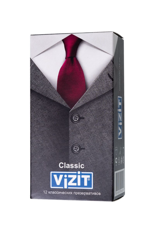 Классические презервативы VIZIT Classic - 12 шт. - 1