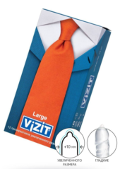 Презервативы VIZIT Large увеличенного размера - 12 шт. - 0
