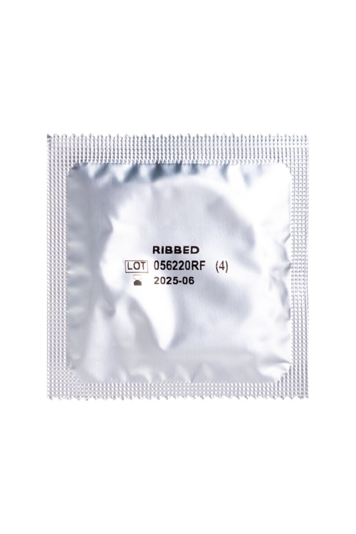 Ребристые презервативы VIZIT Ribbed - 12 шт. - 4