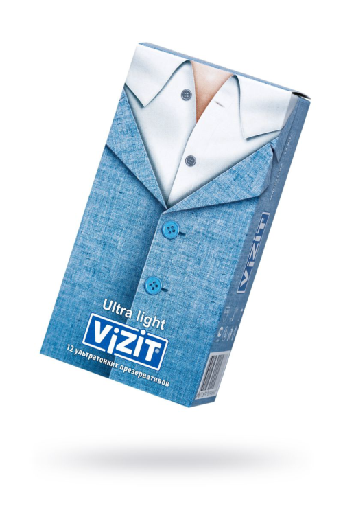 Ультратонкие презервативы VIZIT Ultra light - 12 шт. - 1