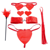 Набор для бондажа Sweetheart Bondage Kit Red - 3