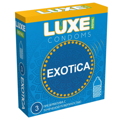 Текстурированные презервативы LUXE Royal Exotica - 3 шт. - 0