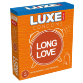 Презервативы с продлевающим эффектом LUXE Royal Long Love - 3 шт. - 0