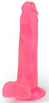 Розовый фаллоимитатор-реалистик на присоске - 16,5 см. - 0