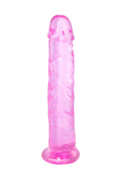 Розовый фаллоимитатор Distortion - 18 см. - 1