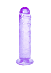 Фиолетовый фаллоимитатор Distortion - 18 см. - 2