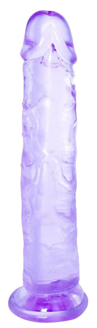 Фиолетовый фаллоимитатор Distortion - 18 см. - 0