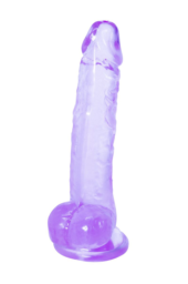 Фиолетовый фаллоимитатор Rocket - 19 см. - 1