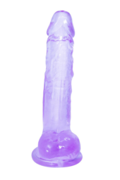 Фиолетовый фаллоимитатор Rocket - 19 см. - 2