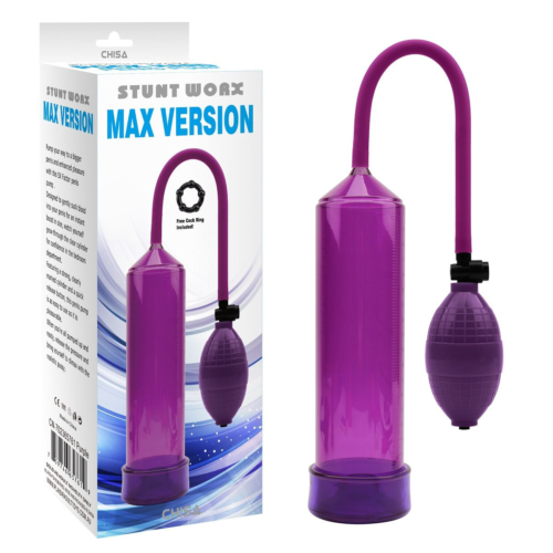 Фиолетовая ручная вакуумная помпа MAX VERSION - 1