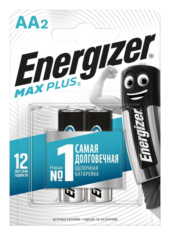 Батарейки Energizer MAX PLUS LR6/E91 AA 1.5V - 2 шт. - 0