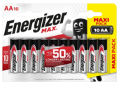 Батарейки Energizer MAX AA/LR6 1.5V - 10 шт. - 0