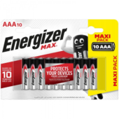 Батарейки Energizer MAX AAA/LR03 1.5V - 10 шт. - 0