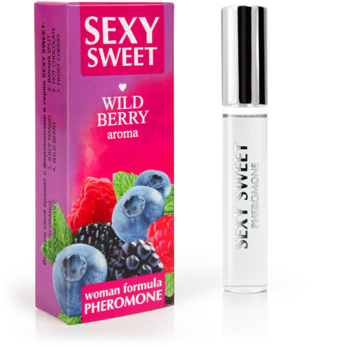 Парфюм для тела с феромонами Sexy Sweet с ароматом лесных ягод - 10 мл. - 0