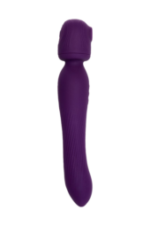 Фиолетовый универсальный стимулятор Kisom - 24 см. - 1
