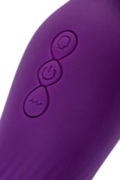 Фиолетовый универсальный стимулятор Kisom - 24 см. - 12