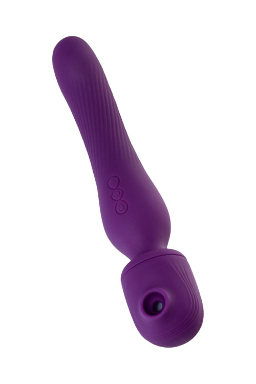Фиолетовый универсальный стимулятор Kisom - 24 см. - 4