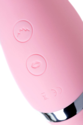 Розовый многофункциональный стимулятор Dahlia - 14 см. - 12