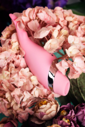 Розовый многофункциональный стимулятор Dahlia - 14 см. - 14